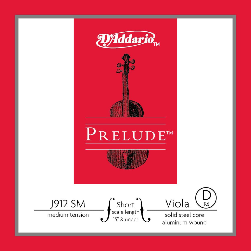 prelude steel core viola strings