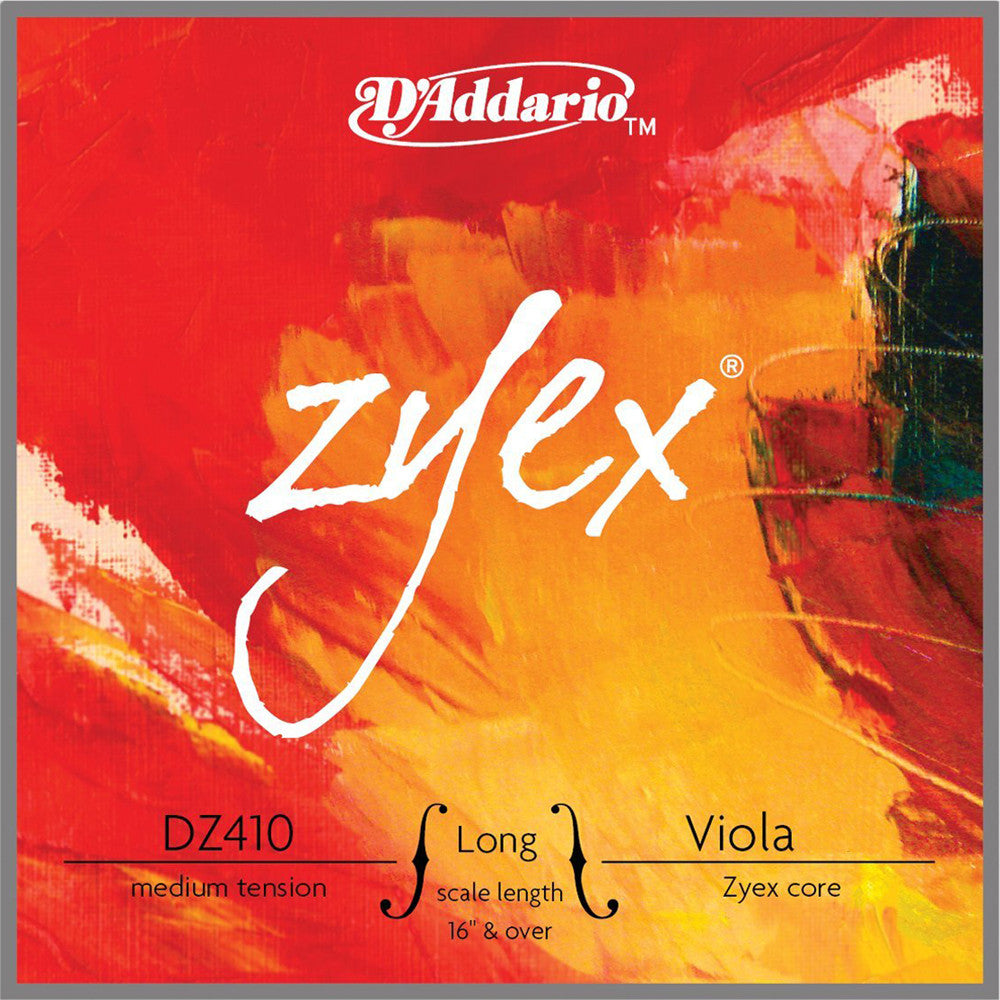 zyex synthetic core viola strings