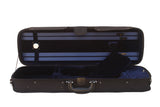 blue oblong violin case