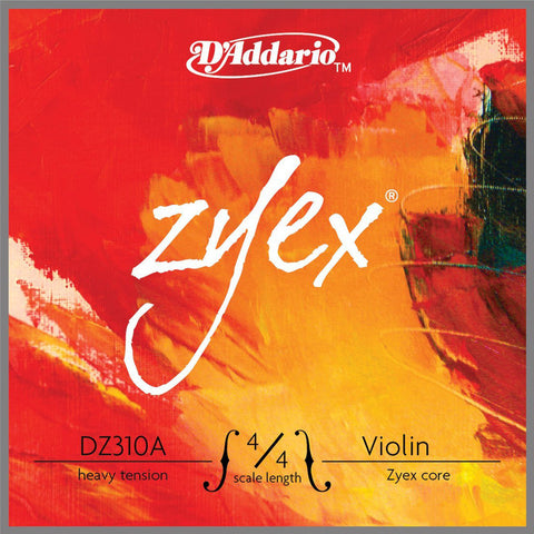 zyex synthetic core violin strings