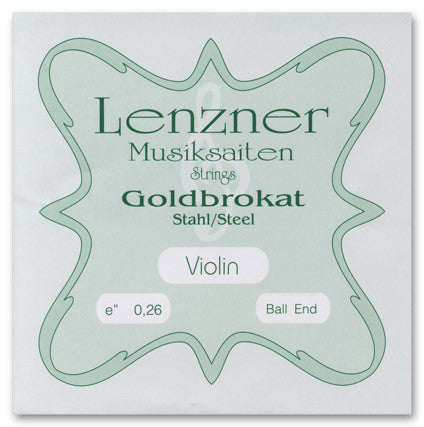 lenzner musiksaiten goldbrokat violin e-string