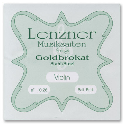 lenzner musiksaiten goldbrokat violin e-string