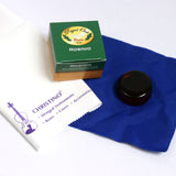 free rosin and cleaning cloth with purchase